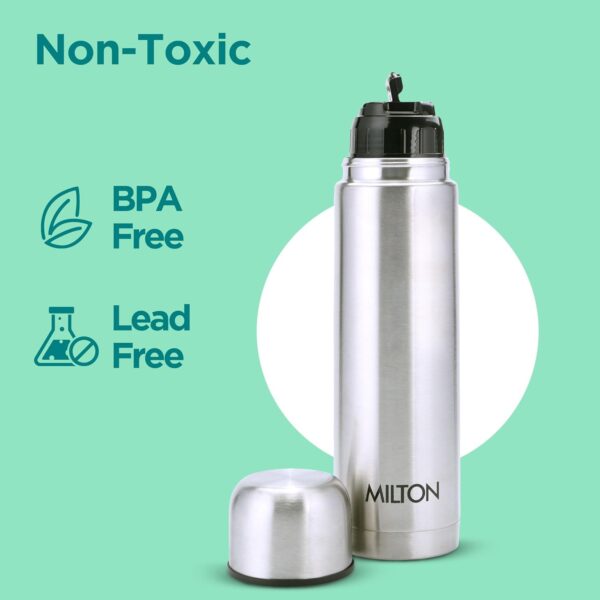 Milton Flip Lid Thermosteel Water Bottle 24 hrs Hot & Cold - Image 4