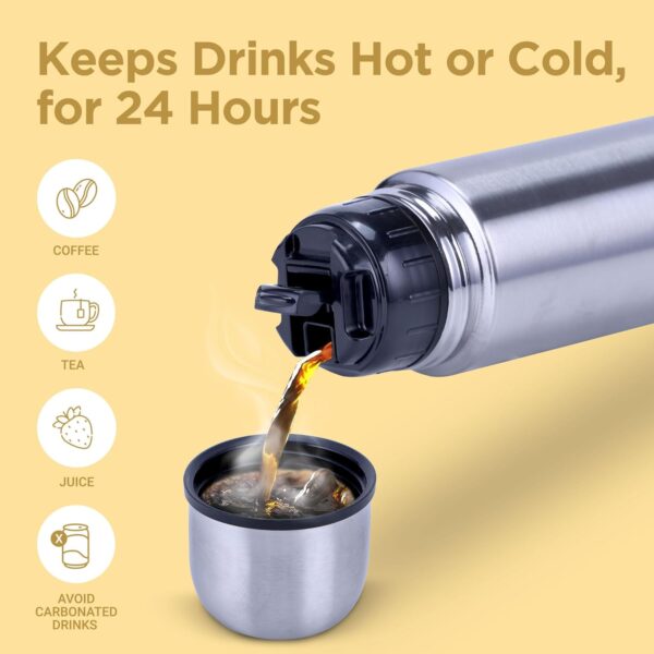 Milton Flip Lid Thermosteel Water Bottle 24 hrs Hot & Cold - Image 5