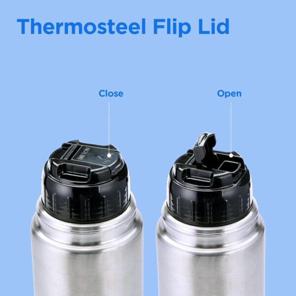 Milton Flip Lid Thermosteel Water Bottle 24 hrs Hot & Cold - Image 6