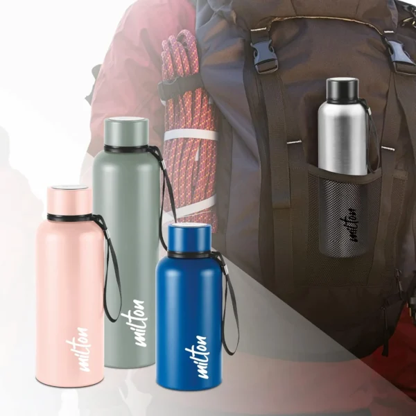 Milton Aura Thermosteel Water Bottle 24 Hour Hot and Cold I Leak Proof Lid, Vacuum Insulated - Image 7