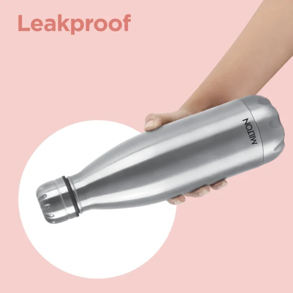 Milton Duo DLX  Thermosteel Water Bottle, 24 Hourr Hot and Cold I Leak Proof Lid - Image 5