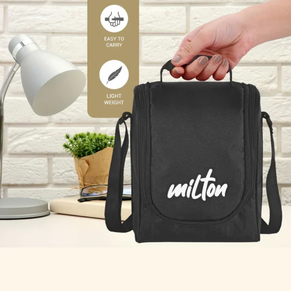 MILTON Pro Lunch Box stainless steel containers with insulated Fabric Jacket, Microwave Safe - Image 7
